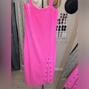 Highlighter pink brand new dress size large